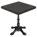 FP | Mesa de bistró | A: 70 x 70 cm | Al: 78 cm | Negro | Marco: Negro