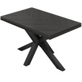 FSS | Bistro Table | 120 x 70 cm | H 77 cm | Black | Frame: Black