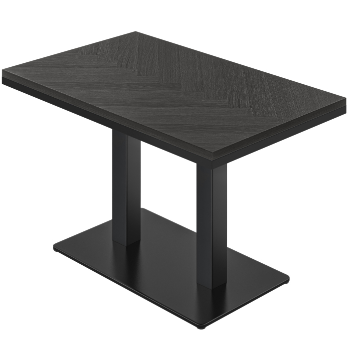 FSM | Bistro Table | B:T 130 x 80 cm | H 76 cm | Black | Frame: Black