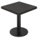 FT | Bistro tafel | B: 70 x 70 cm | H: 77 cm | Zwart | Onderstel: Zwart