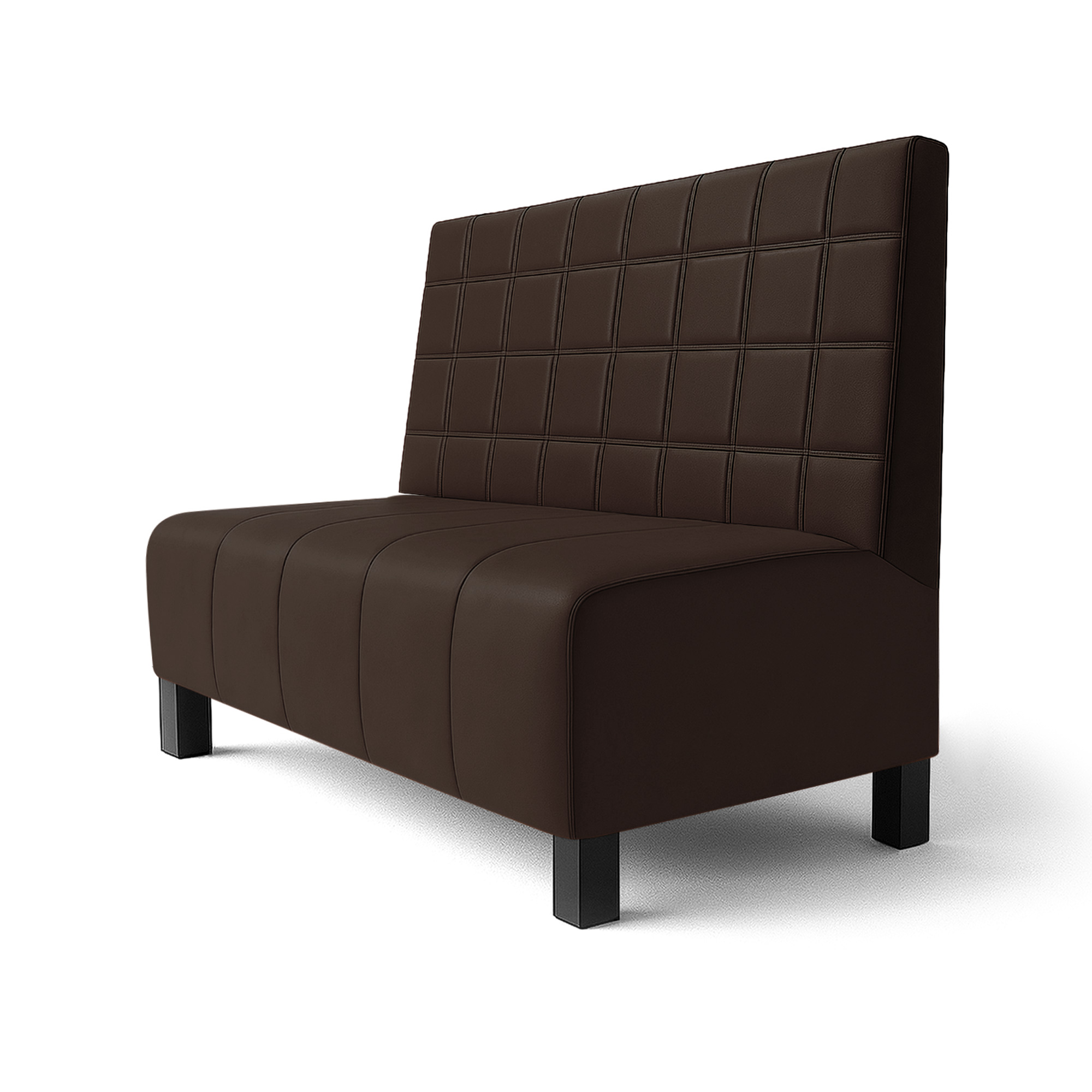 Fischer F | Gastrobank | B:H 120 x 90 cm | Braun | Blocks | Leder ...