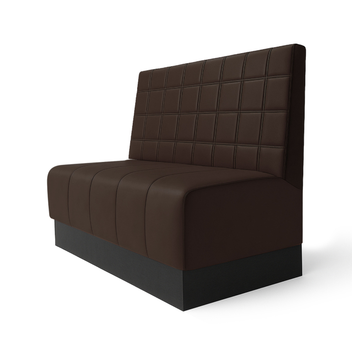 Fischer | Gastrobank S | Gastrobank | An:Al 60 x 120 cm | Marrón | Bloques | Cuero