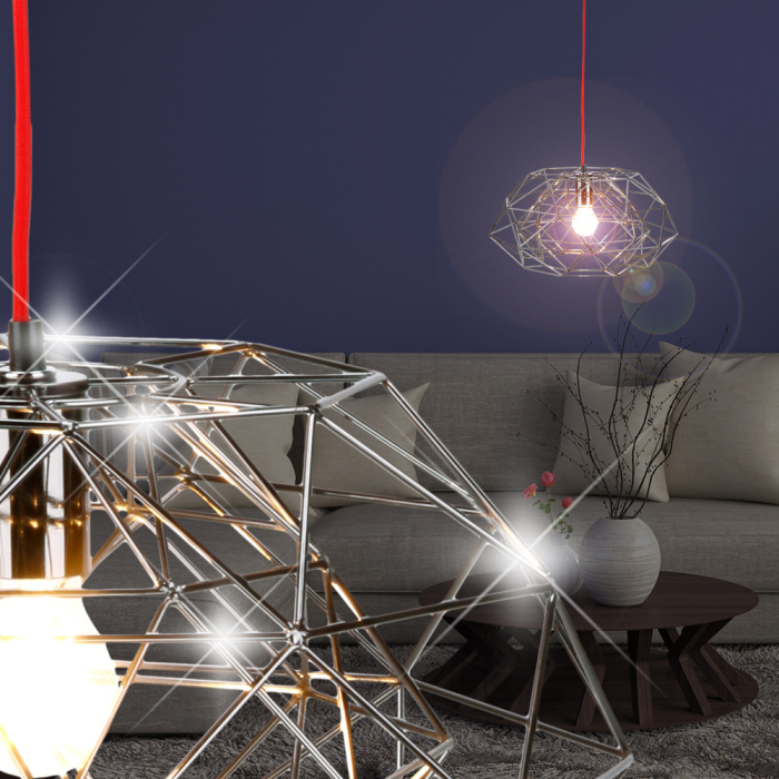 Vintage pendant lamp Ø420mm | Design | Industry | Retro | Shabby | Black | Alu