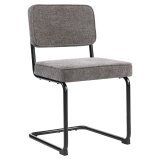 HAWAII | Bistro Chair | Fabric/Textile | Grey
