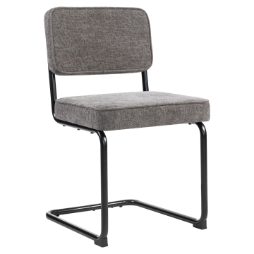 HAWAII | Bistro Stuhl | Stoff/ Textil | Grau
