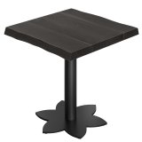 JONAS | Tavolo Bistro | L: 70 x 70 | H: 76 cm | Nero | Struttura: Nero