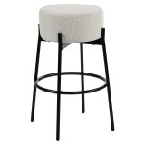 JULIANA | Gastro barstol | Teddystoff | Creme