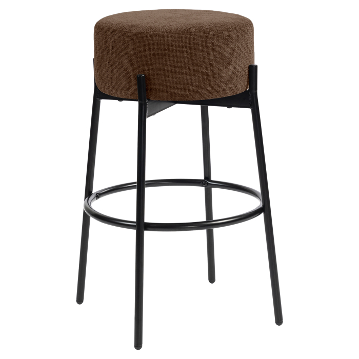 JULIANA | Sgabello da bar per ristorante | Tessuto / Textil | Marrone