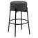 JULIANA | Gastro Barhocker | Teddystoff | Dunkel Grau