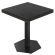 KAT | Bistro Tisch | B:T 70 x 70 cm | H 78 cm | Schwarz | Gestell: Schwarz