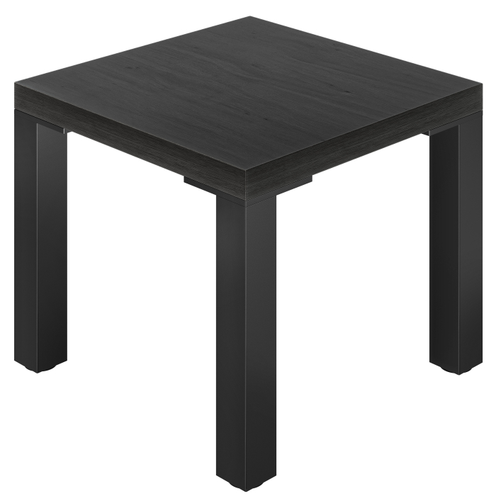 KM | Bistro Tisch | B:T 70 x 70 cm | H 78 cm | Schwarz | Gestell: Schwarz