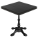 KP | Tavolo Bistro | L: 70 x 70 cm | H: 78 cm | Nero | Struttura: Nero