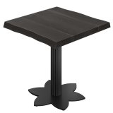 KAI | Tavolo da bistro | L: 70 x 70 | H 76 cm | Nero | Struttura: Nero