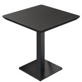LM | Bistro Table | 80 x 80 cm | H 74 cm | Black | Frame: Black