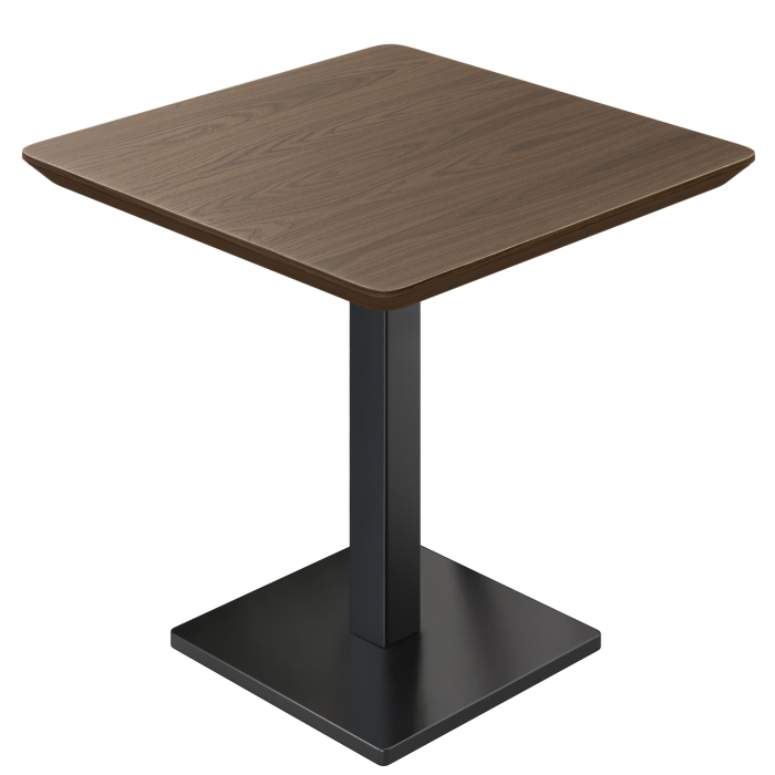 LM | Bistro Pöytä | 70 x 70 cm | K 78 cm | Wenge | Runko: Musta