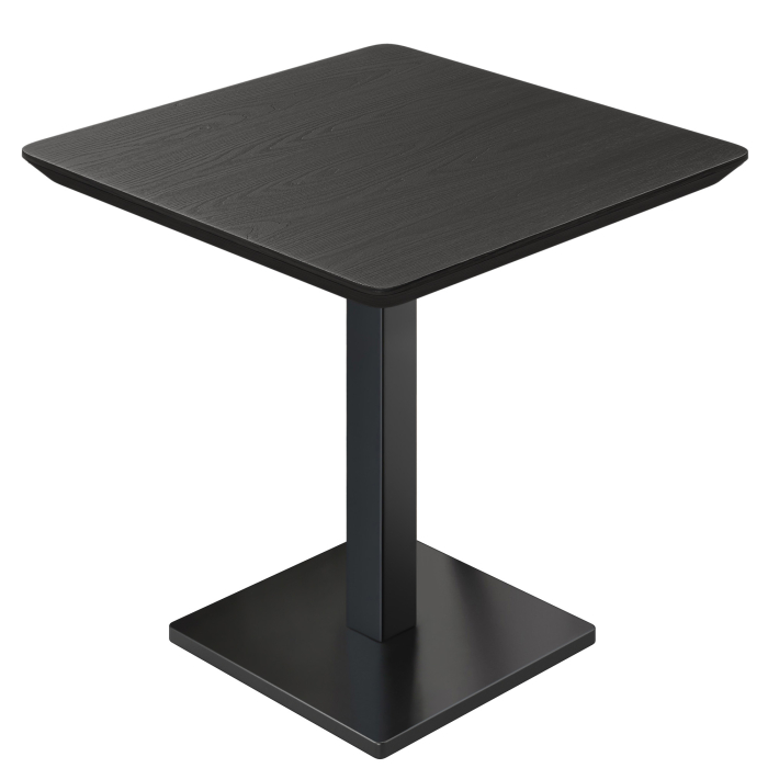LM | Bistrobord | 60 x 60 cm | H 78 cm | Svart | Ramme: Svart