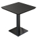 LM | Tavolo Bistro | 80 x 80 cm | H 74 cm | Nero | Struttura: Nero