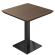 LM | Bistro Table | 80 x 80 cm | H 74 cm | Wenge | Frame: Black