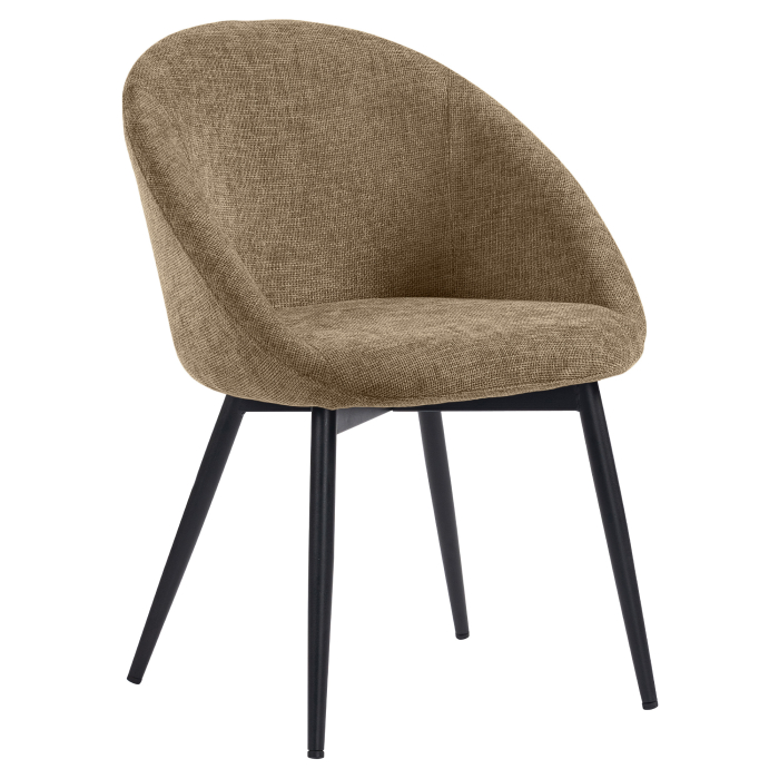 Lauren | Hotel Stuhl | Taupe | Stoff/Textil