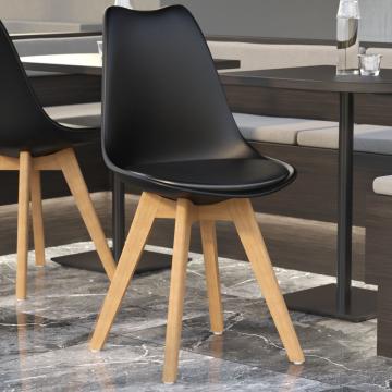 LAMOCA | Shell Stoel | Zwart | Plastic