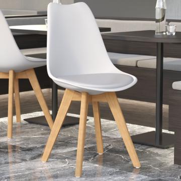 LAMOCA | Schelp Stoel | Wit | Plastic