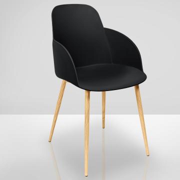 LAPALMA | skallstol | Svart | plast