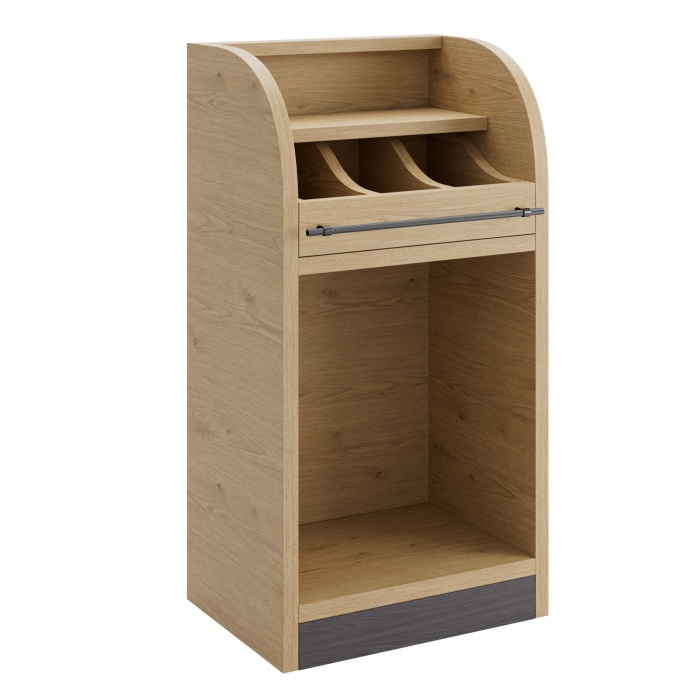 LEA | Besteckschrank | B:H 55 x 105 cm | Eiche