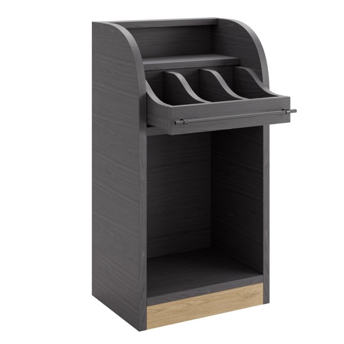 LEA | Besteckschrank | B:H 55 x 105 cm | Wenge | Soft-Close