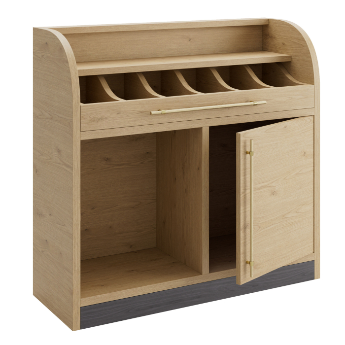 LEA | Besteckschrank | B:H 110 x 105 cm | Eiche  | 1xTür