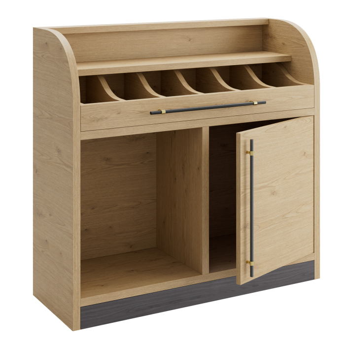 LEA | Besteckschrank | B:H 110 x 105 cm | Eiche  | 1xTür