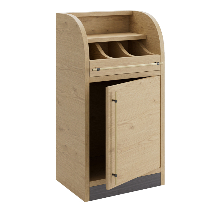 LEA | Besteckschrank | B:H 55 x 105 cm | Eiche  | 1xTür