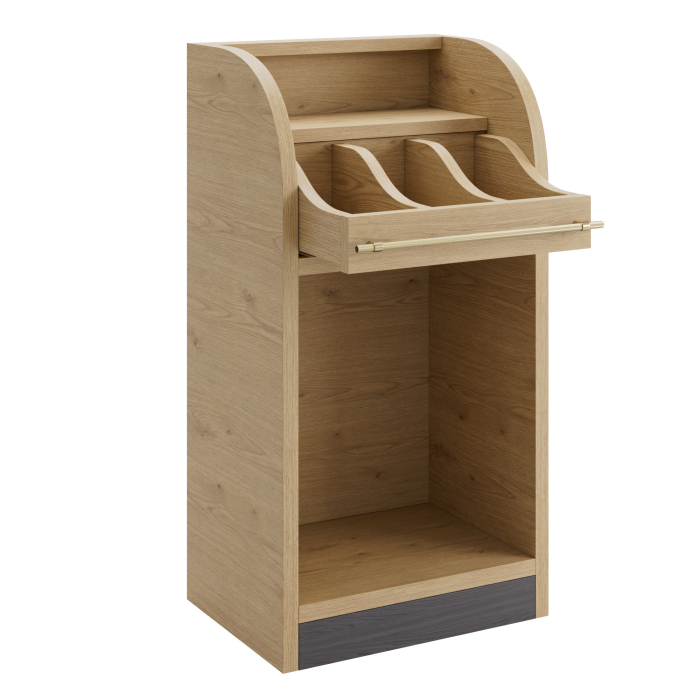 LEA | Besteckschrank | B:H 55 x 105 cm | Eiche | Soft-Close