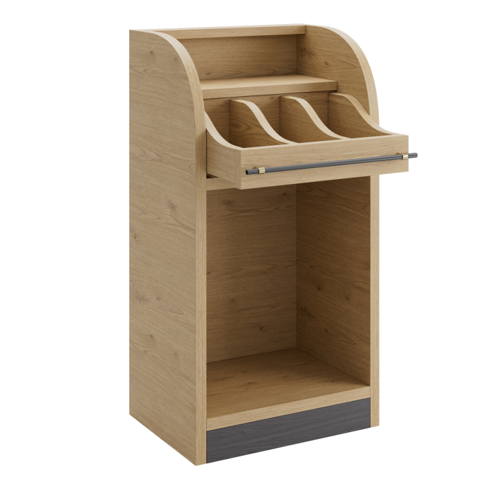 LEA | Besteckschrank | B:H 55 x 105 cm | Eiche | Soft-Close