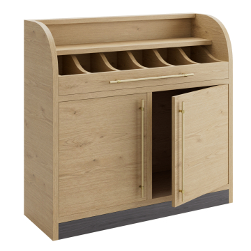 LEA | Besteckschrank | B:H 110 x 105 cm | Eiche | 2xTür