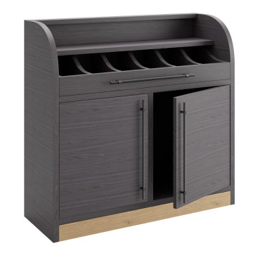 LEA | Besteckschrank | B:H 110 x 105 cm | Wenge | 2xTür