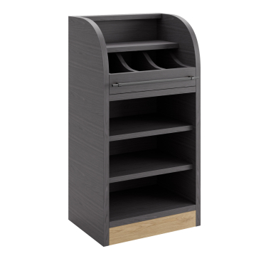 LEA | Besteckschrank | B:H 55 x 105 cm | Wenge | 2xBöden