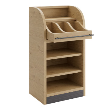 LEA | Besteckschrank | B:H 55 x 105 cm | Eiche | 2xBöden | Soft-Close