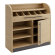 LEA | Besteckschrank | B:H 110 x 105 cm | Eiche | 1xTür + 4xBöden