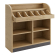 LEA | Besteckschrank | B:H 110 x 105 cm | Eiche | 2xBöden | Soft-Close