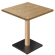 LIANA | Bistro Tisch | B:T 60 x 60 cm | H 75 cm | Eiche | Gestell: Schwarz/ Eiche