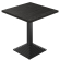 LILIANA | Table de bistrot | L:P 60 x 60 cm | H 80 cm | Noir | Structure : Noir | Pied : 8 x 8 cm