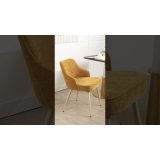Gala | Chaise d'hôtel | Gris | Tissu / Textil | Structure blanche