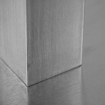 MADRID | Bistro Doppel Tisch Gestell | 40x70cm | 8x60cm | Edelstahl 