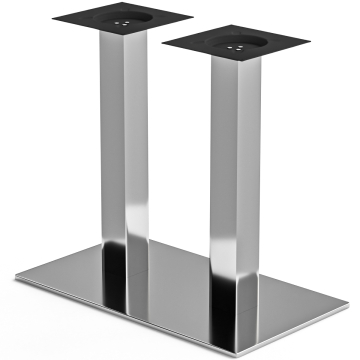 MADRID | Struttura per tavolo doppio Bistro | 40x70cm | 8x60cm | acciaio inox 