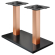 MADRID | Bistro-duo-tap goby Frame | Musta/Kulta | Korkeus: 71 cm | Säule: 8 x 8 cm | Lattiapinta: 4