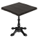 MAYA | Bistrobord | B: 70 x 70 | H: 76 cm | Sort | Base: Sort