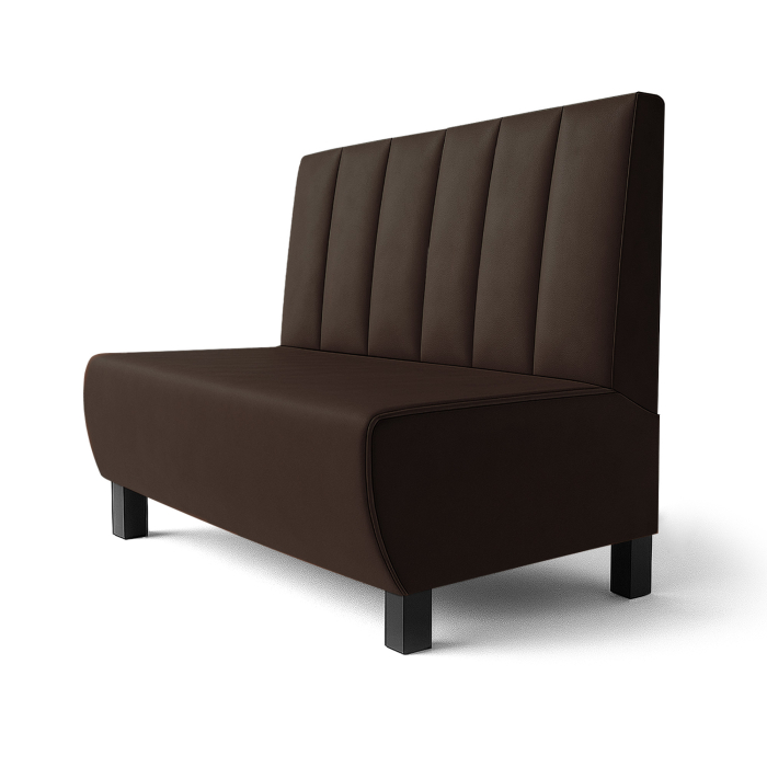 Meyer F | Gastrobank | W:H 60 x 120 cm | Gray | Chesterfield | velvet