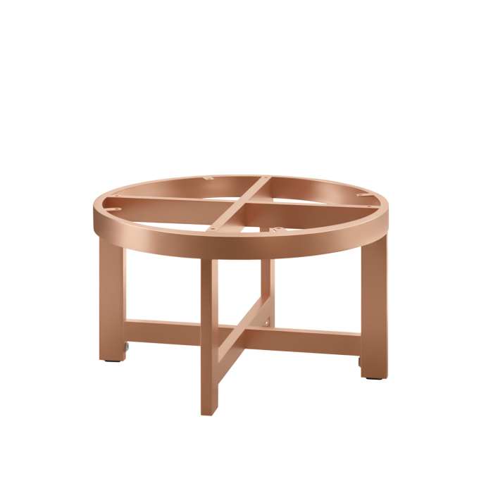 ORLANDO | Bistro Lounge Tischgestell | Ø48,5 x H30 cm | Kupfer