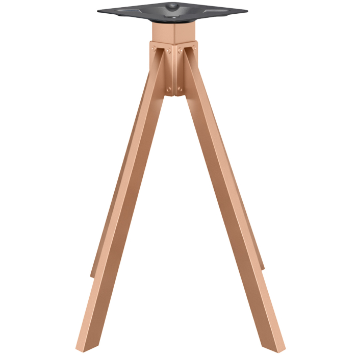 OSLO | Bistro Table Base | Height: 105 cm | Foot: 68 x 68 cm | Copper