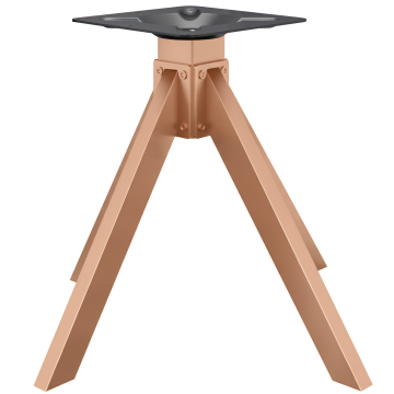 OSLO | Estructura de mesa bistró | Altura: 72 cm | Pie: 68 x 68 cm | Negro